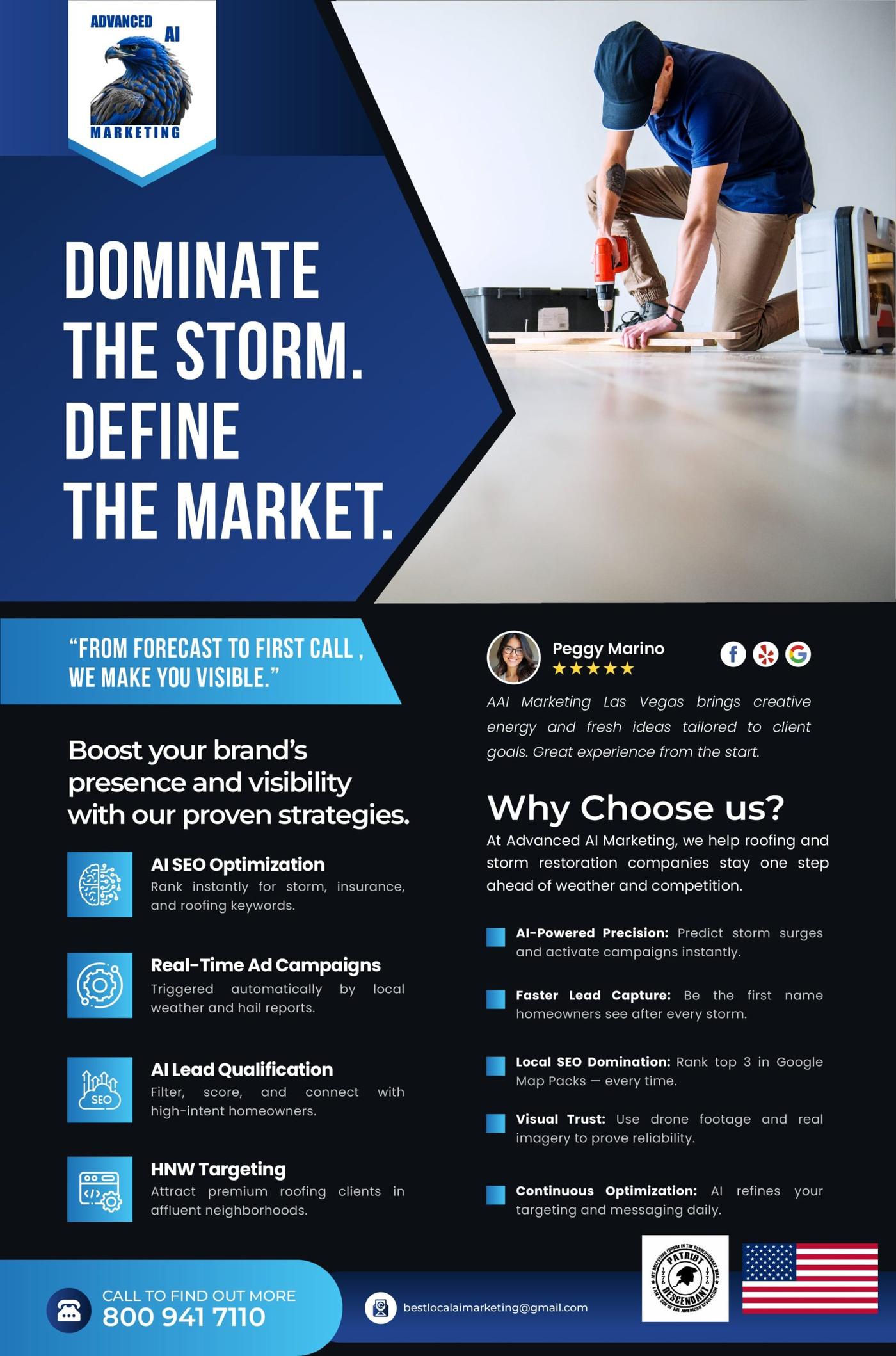 AI Lead Generation for Roofing & Storm Damage Restoration