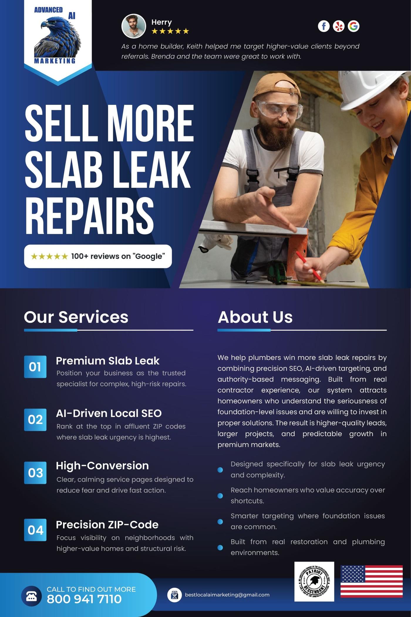 Sell More Slab Leak Repairs